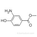 3-amino-4-hydroxybenzoate de méthyle CAS 536-25-4